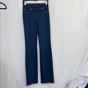 Classic Blue Women's Jeans stretchy stretchy band Bianca nygard slims 38 INSEAM